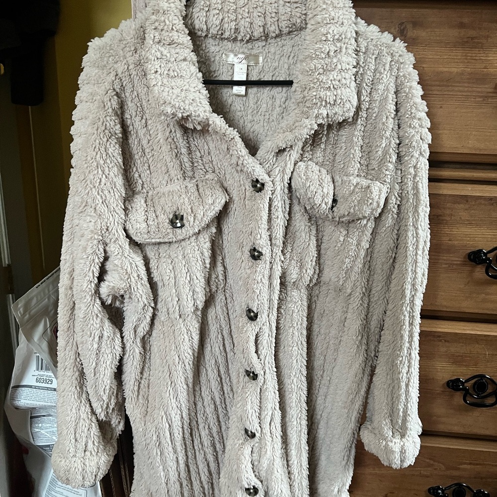 NYC Taupe Teddy Jacket
